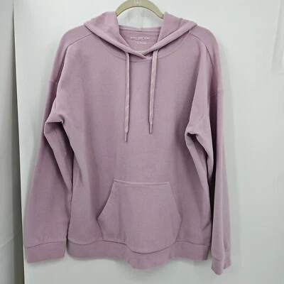 Marc New York Women Pullover Size Large Lavender Purple Kangaroo Pocket Hooded - Image 1 of 4