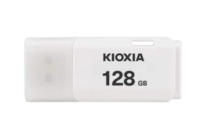 KIOXIA 128GB TransMemory U202 USB 2.0 Flash Drive, LU202W128GG4 with Lanyard - Afbeelding 1 van 4