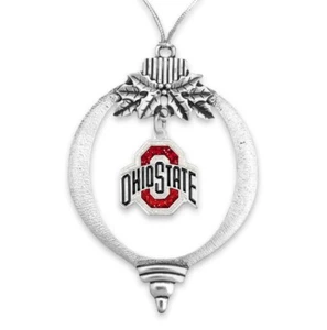 43439 Ohio State University Buckeyes Brillo Logo Bombilla Adorno de Navidad - Imagen 1 de 1