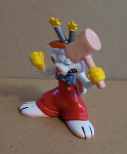 Figura de PVC suelta de colección de 3" con martillo ROGER RABBIT 1987 Disney Who enmarcó - Imagen 1 de 5