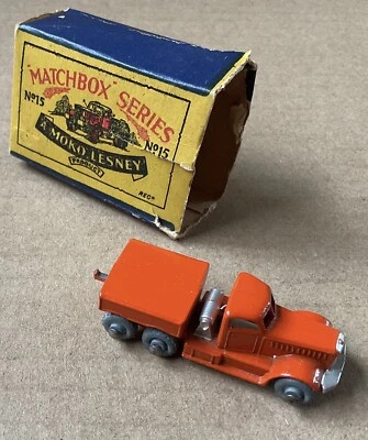 MATCHBOX LESNEY Moko 15Diamond T Prime Mover juguete fundido a presión de colección Foto 1 de 4