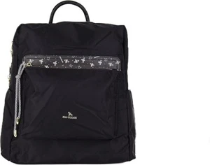 NAJ OLEARI Zaino Donna In Nylon Borsa A Spalla A Mano Multitasche - Foto 1 di 3