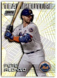 2022 Stadium Club Chrome Team of the Future Holo #TOF-4 PETE ALONSO Mets - Picture 1 of 2