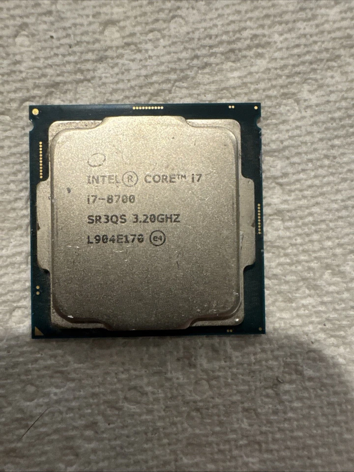 Intel Core i7-8700 @ 3.20GHz Desktop Computer Processor - Image 1 of 1