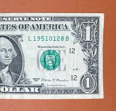 1951 January 28 (L 19510128 B) Birthday Note $1 One Dollar Bill - Image 1 of 3