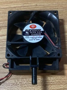 Superred 80 mm 12V Quiet Cooling Fan CHA8012BB Vibration Mounts / Thermistor - Picture 1 of 2