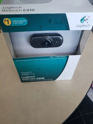 New Logitech c210 1.3MP VGA Webcam w/Microphone - Image 1 of 3