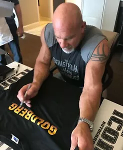 Bill Goldberg Signed Wrestling Shirt BAS ( Beckett Witnessed ) - Picture 1 of 4