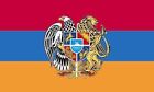 Aufkleber Armenien mit Wappen Flagge Fahne 12 x 8 cm Autoaufkleber Sticker