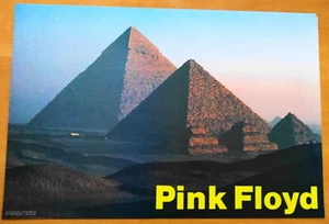 Pink Floyd True Vintage 1980s UK Dark Side Of The Moon Pyramids Poster - Foto 1 di 2