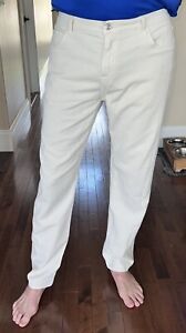 7 For all Mankind SLIMMY Jeans White size 38 Stretch OBSESSED!
