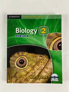 Biology 2 for OCR Student Book with Cambridge CD Advanced Sciences Mary Jones - Imagen 1 de 4