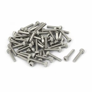 X25 M3 x 30mm Cabezal de Toma Tornillo SHCS 304 18-8 SS Acero Inoxidable HILO COMPLETO - Imagen 1 de 4