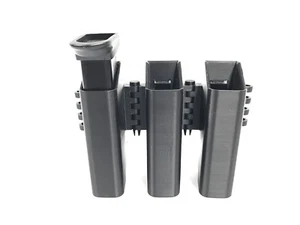 eAMP Enforcer - H&K P2000 USP40C, H&K VP9/P30 9mm Triple Mag Pouch - 0471-C - Picture 1 of 1