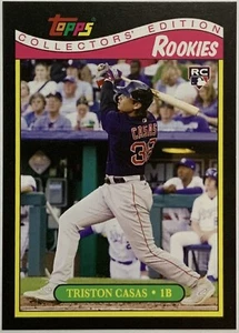 2023 Throw Back Thursday Set 50 150 Triston Casas RC ROOKIE BOSTON RED SOX - Picture 1 of 3
