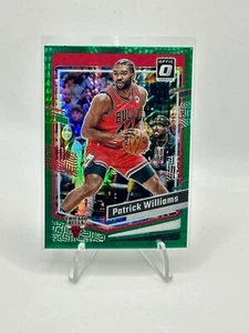 2023-24 Donruss Optic Green Hyper #176 Patrick Williams Chicago Bulls - Picture 1 of 2