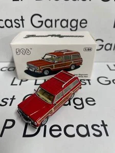 596 Model Jeep Wagoneer Red w/ Wood Sides 1:64 Diecast Breaking Bad - Picture 1 of 2