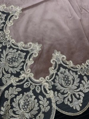 Rose Velvet Lace Table Cloth - image 1 of 4
