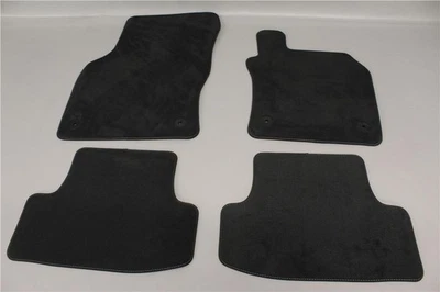 81C863011A JTV Carpet Mat Set Black / Grey Audi Q2 2017 On UK / RHD New Genuine - Image 1 of 4