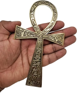 Latón macizo Ankh 6,25" ~ Perfecto para tu altar, decoración de pared, regalos, ritual - Imagen 1 de 12