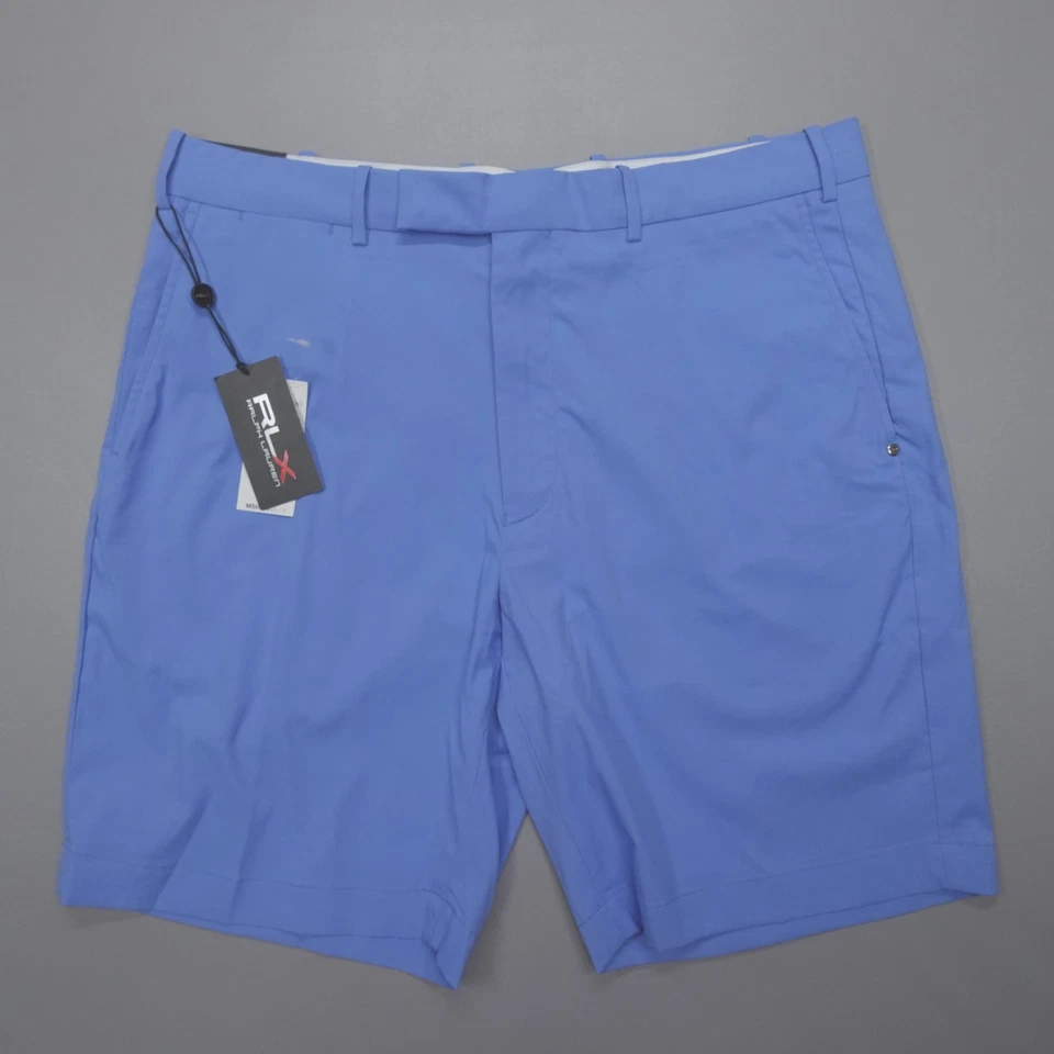RLX Golf Ralph Lauren Men's 9-Inch Stretch Classic Fit Shorts Island Blue 36