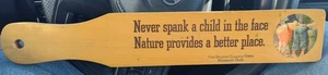 Vintage Wood Spanking Paddle Souvenir Paul Bunyan's Logging Camp Dell WI 17.5" - Picture 1 of 5