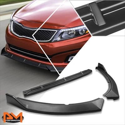 Kit de carrocería de parachoques delantero negro mate estilo Optima STP para 14-15 labio de alerón inferior Foto 1 de 4