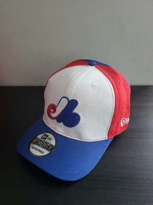 New Era Montreal Expos Red Blue & White Vintage 9Twenty Adjustable Men's Cap Hat - Image 1 of 4