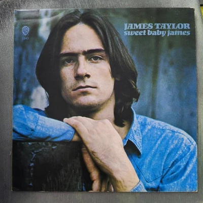 James Taylor Sweet Baby James Vinyl LP WS 1843 Warner Bros. Records 1970 Used VG - Image 1 of 4