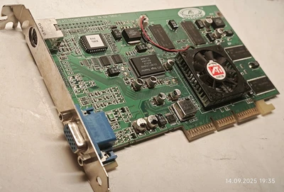 2000 Vintage AGP 3D CARD ATI RADEON 7200 /R6 SD32M  109-7600-11 32 MB RAM - Image 1 of 4