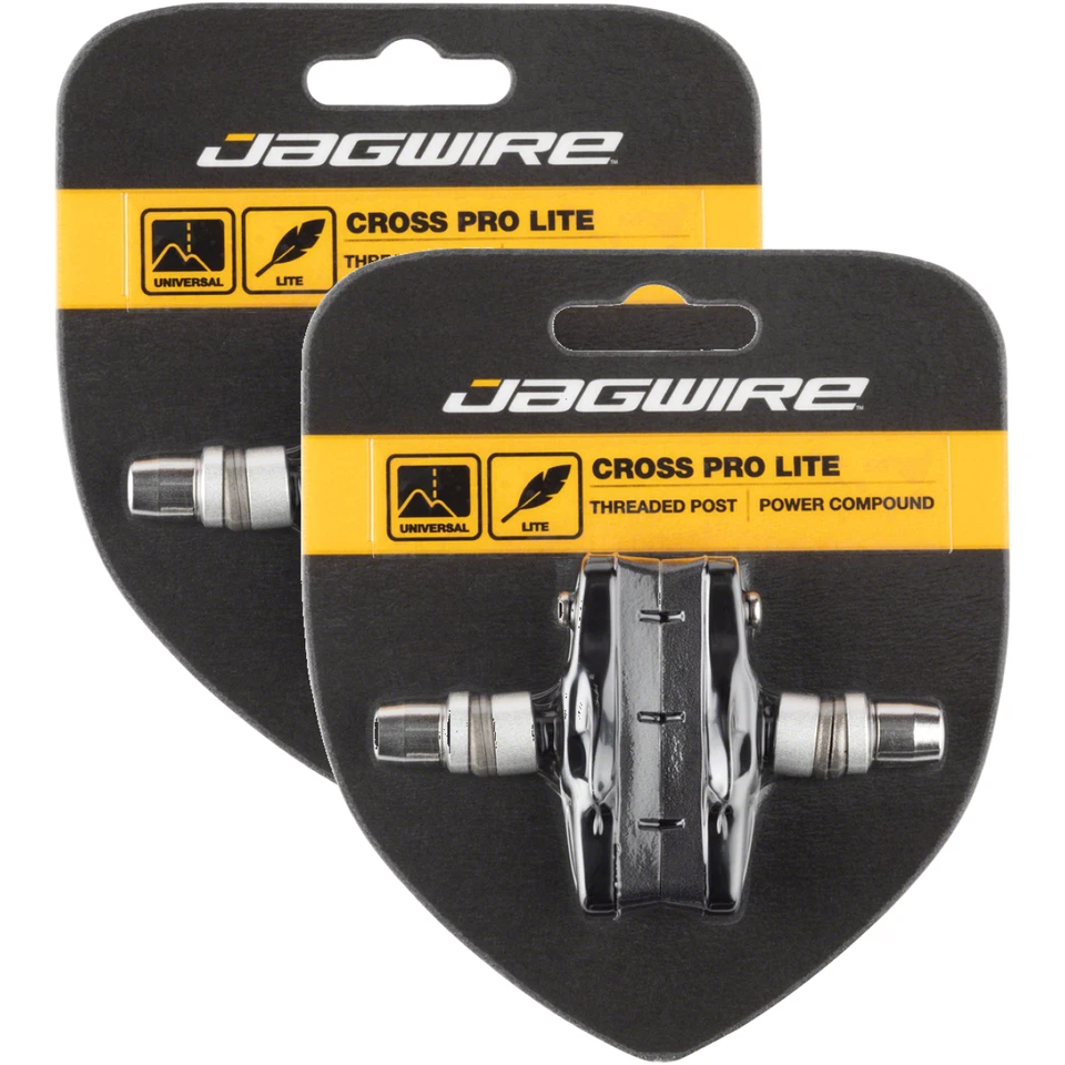 Jagwire Cross Pro Threaded Brake Pads Black All Weather Compound