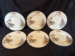 Vintage Wood & Sons Ann Hathaways cottage Salad Plates x 6 - Picture 1 of 4