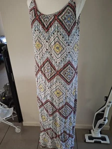 Rockmans Size 12 Full Length Summer Dress (0454) - Picture 1 of 14