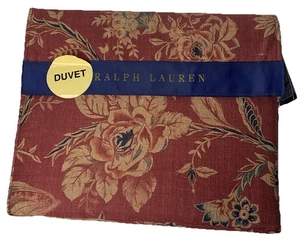 Lauren Ralph Home Inez Paisley King Duvet Cover Red - NWT $470 - Picture 1 of 10