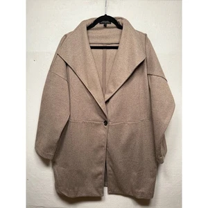 Banana Republic Lighweight Herringbone Coat, Brown, Size Large  - Picture 1 of 5