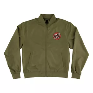 Santa Cruz Skateboards Coat Cruz Bond Bomber Jacket Army - Picture 1 of 2