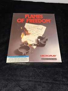NEW Flames of Freedom Microplay IBM PC Computer Game 5.25" 1992 - Picture 1 of 3