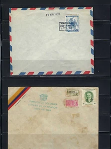 FUERZA AEREA COLOMBIA SEMANA DE LA AVIACION MAYO DE 1949 STAMPS - F.D.C. 1982 - Picture 1 of 4