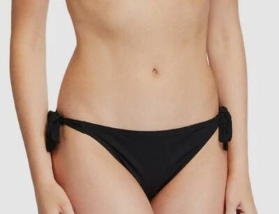 $169 Pantalones de bikini Lise Charmel para mujer negros con ojales atados laterales talla S Foto 1 de 2