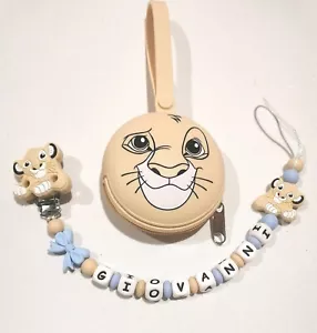Simba Schnullerkette personalisiert mit Namen - Bild 1 von 8