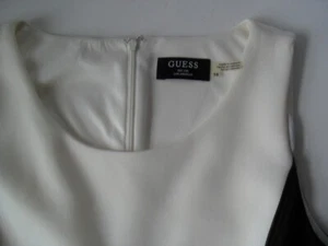Guess Dress Black/White Sleeveless Dress Size 10 New - Picture 1 of 11