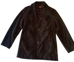 ColeHaan Men's Brown Suede Leather Jacket - Large - Picture 1 of 6