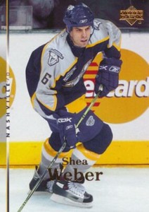 2007-08 Upper Deck #10 SHEA WEBER - Nashville Predators