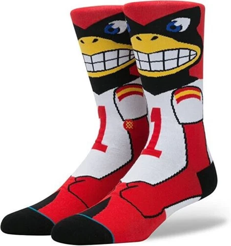 Stance Iowa State University Socks - Cardinal Cyclones - Men's Large (9-12) Cy Cover