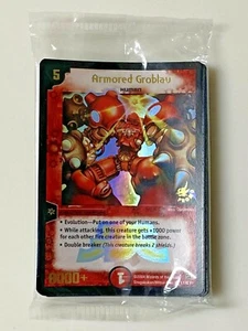 Duel Masters TCG Promo Card Cello Pack 16 Armored Groblav 2004 WOTC Foil Sealed - Picture 1 of 11