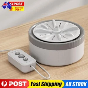 Automatic Mini Laundry Machine Clothes Washer Portable for Travel Trip Apartment - Picture 1 of 24