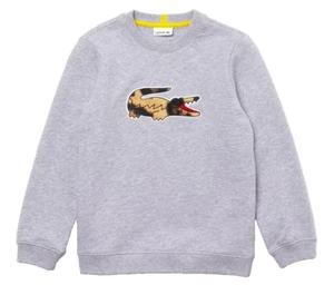LACOSTE SWEATER KIDS GRAY SJ6406 6U1 - Picture 1 of 2