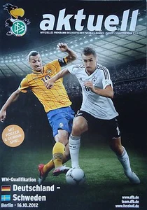 Programm LS 16.10.2012 Deutschland - Schweden in Berlin - Picture 1 of 1