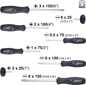 VESSEL ARMOR GRIP Screwdriver 8Pcs Set JISDRIVE No.550A8PTU Previous Cr-V Alloy - Picture 1 of 4
