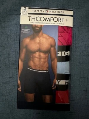 PACK DE 3 CALZONCILLOS BOXER HOMBRE THCOMFORT CLÁSICOS TALLA MEDIANA TOMMY HILFIGER Foto 1 de 4